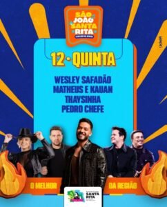 santa rita abre sao joao 2025 nesta quinta com wesley safadao e expectativa de recorde de publico