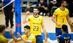 brasil derrota argentina e segue lider na liga das nacoes masculina