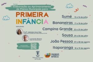 tce pb promove capacitacao regionalizada para elaboracao de planos municipais pela primeira infancia