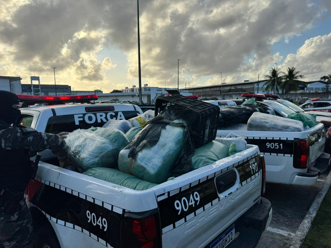 Operação contra o narcotráfico apreende quase meia tonelada de drogas na grande João Pessoa