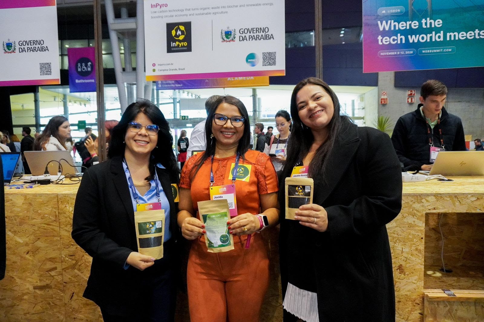 Startups paraibanas conquistam visibilidade em Portugal e destacam parceria com o Governo e Sebrae durante o Web Summit Lisboa 2025