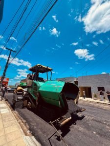 prefeitura de santa rita inicia pavimentacao asfaltica no centro com recursos proprios 1