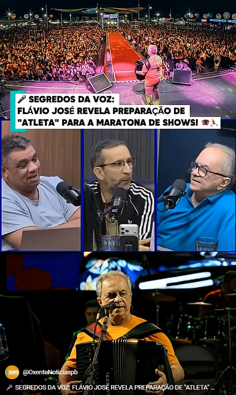 segredos da voz flavio jose revela preparacao de atleta para a maratona de shows