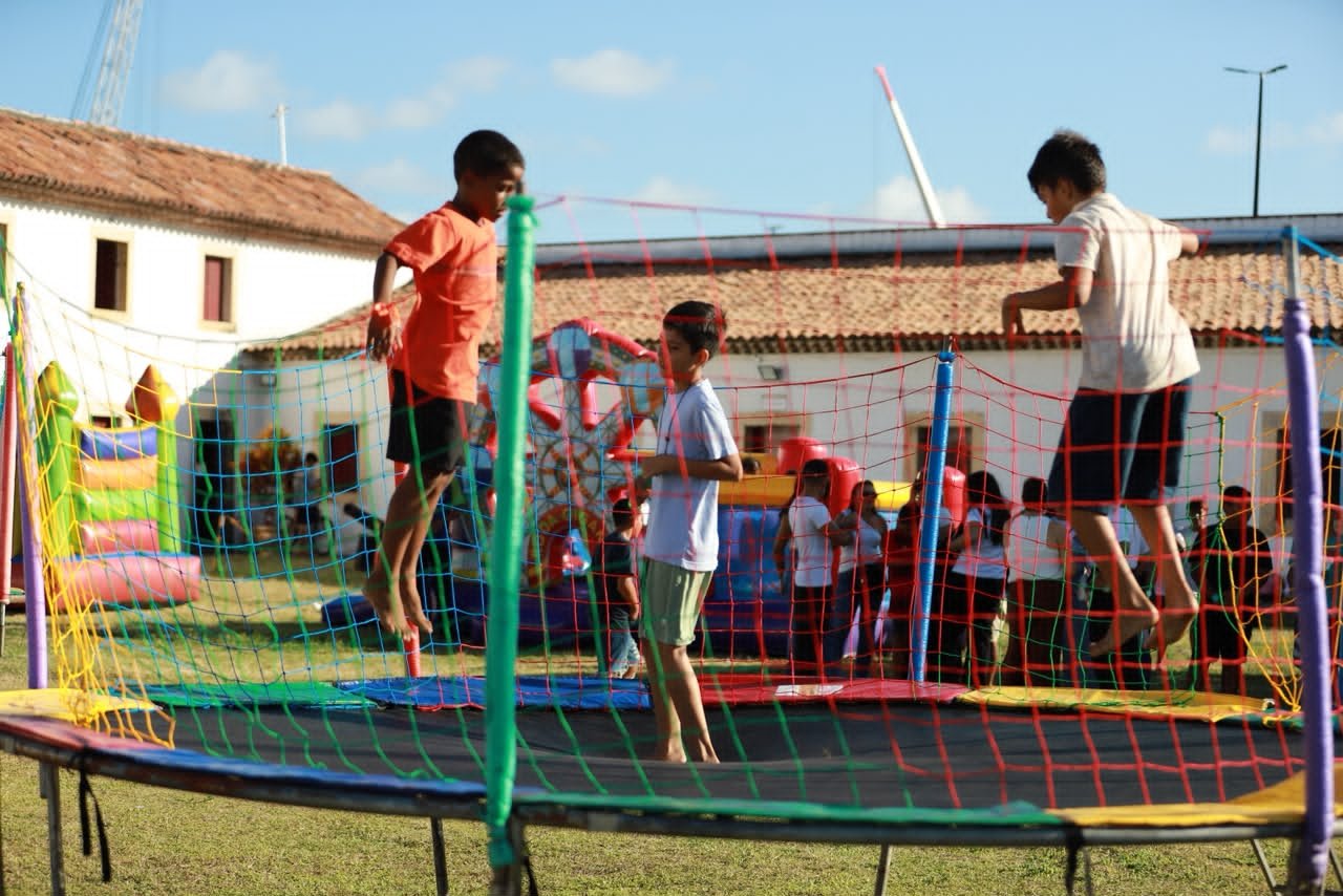 Fortaleza de Santa Catarina recebe festa em homenagem a crianças e adolescentes atendidos pela Semas em Cabedelo