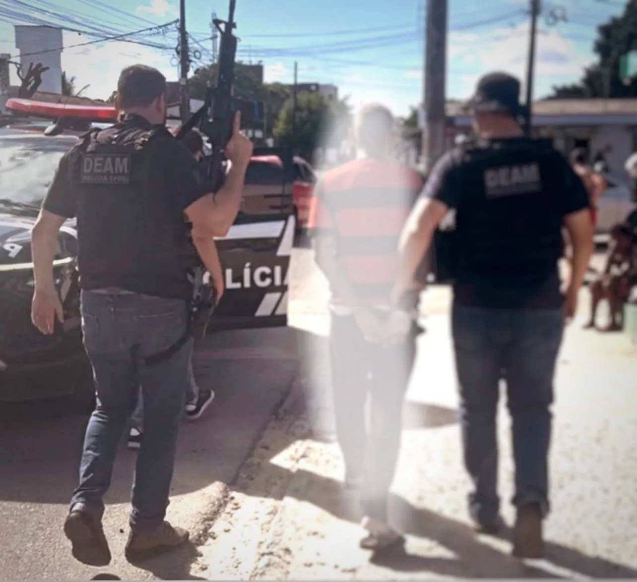 Principal 30 DEAM: Polícia Civil prende homem por lesão corporal, ameaça, injúria e cárcere privado contra companheira